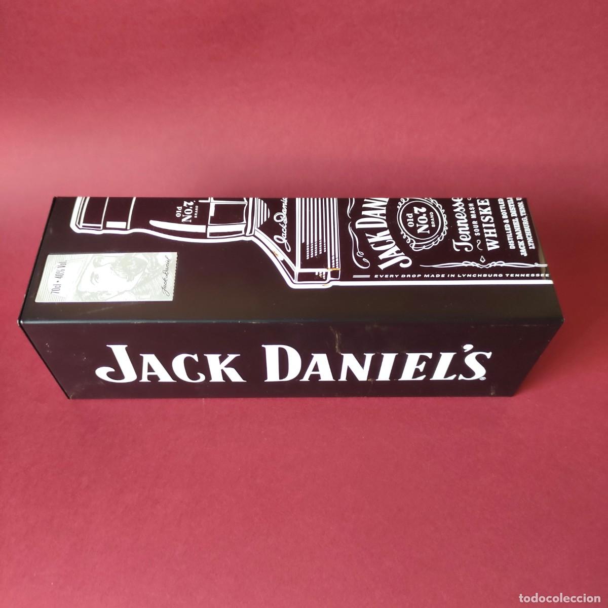 Cajas y cajitas met&aacute;licas: LATA ESTUCHE . Jack Daniels Whiskey - Foto 1