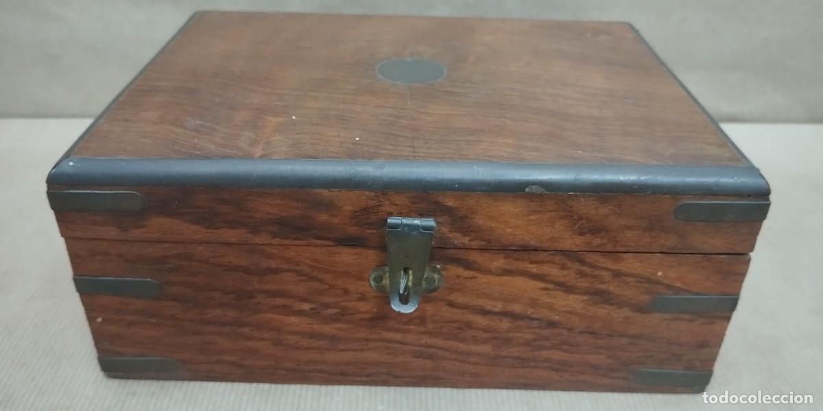 Cajas y cajitas met&aacute;licas: CAJA DE MADERA DECORACI&Oacute;N EN BRONCE - Foto 3