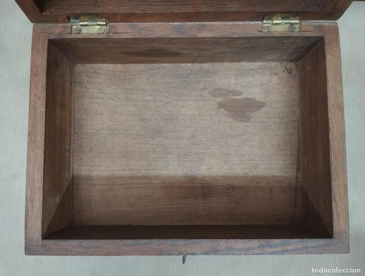 Cajas y cajitas met&aacute;licas: CAJA DE MADERA DECORACI&Oacute;N EN BRONCE - Foto 6
