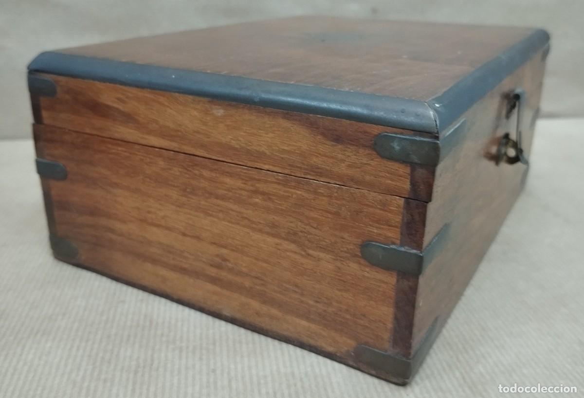 Cajas y cajitas met&aacute;licas: CAJA DE MADERA DECORACI&Oacute;N EN BRONCE - Foto 7