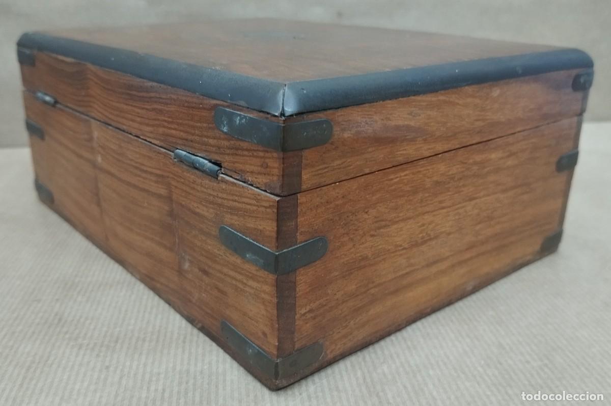 Cajas y cajitas met&aacute;licas: CAJA DE MADERA DECORACI&Oacute;N EN BRONCE - Foto 8