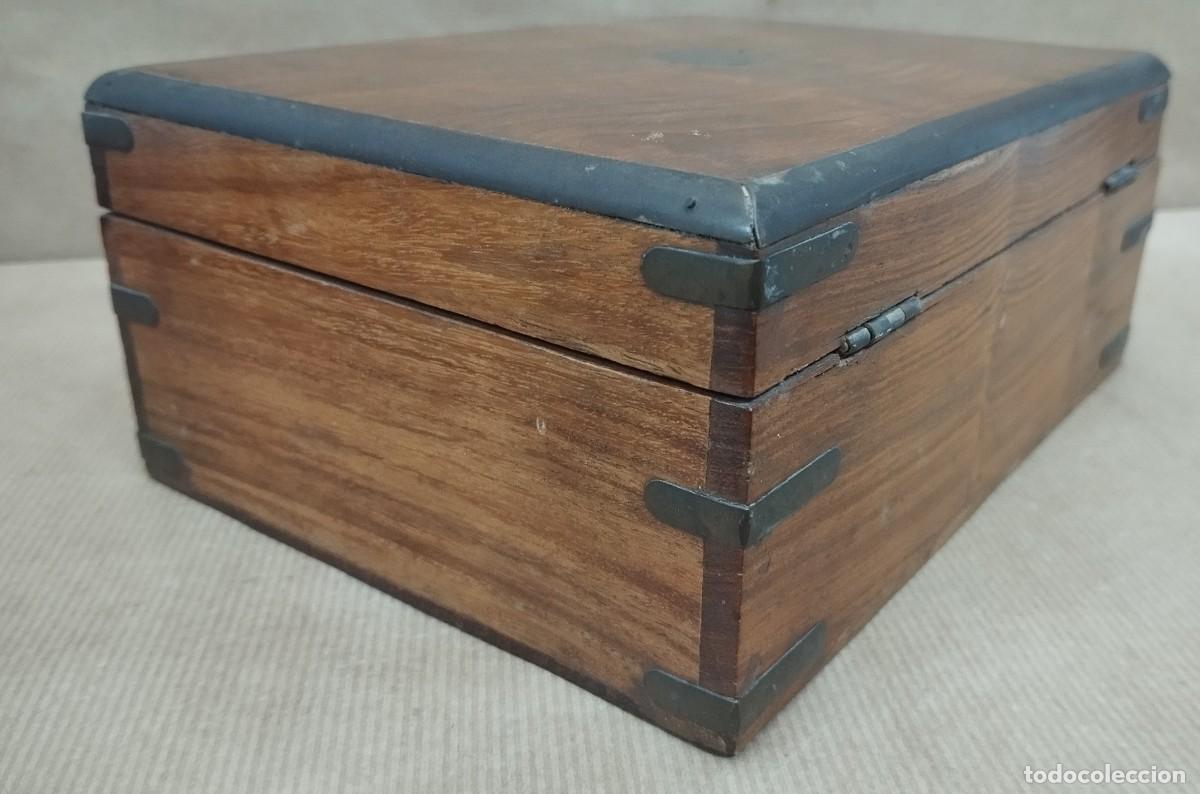 Cajas y cajitas met&aacute;licas: CAJA DE MADERA DECORACI&Oacute;N EN BRONCE - Foto 9