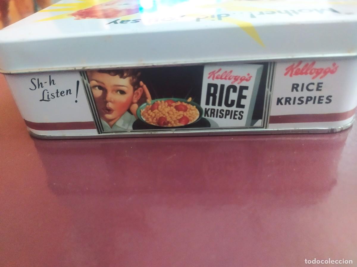 Cajas y cajitas met&aacute;licas: Lata de Kelloggs Corn Flakes - Foto 2