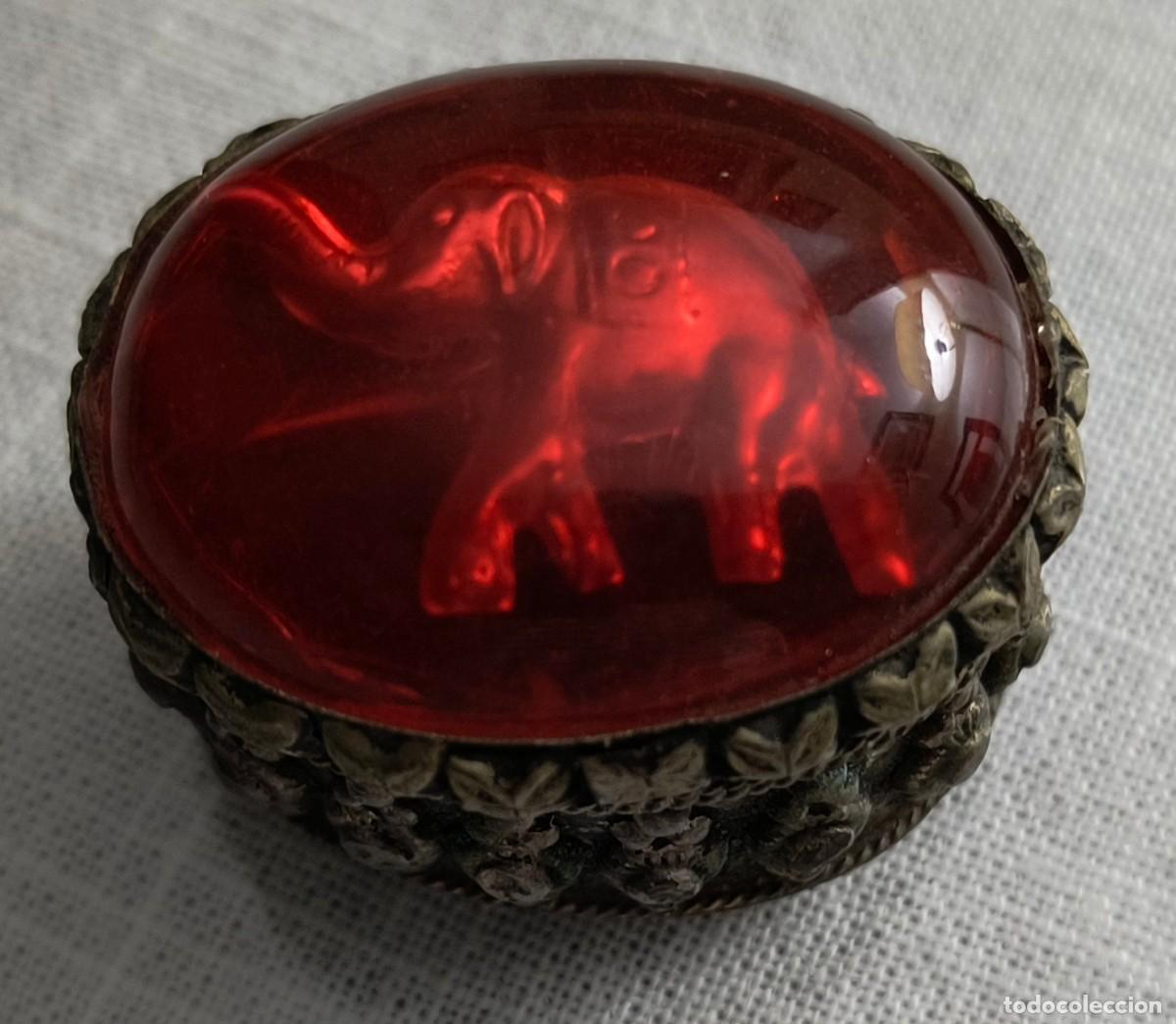 Cajas y cajitas met&aacute;licas: CAJITA DE METAL DE ELEFANTE