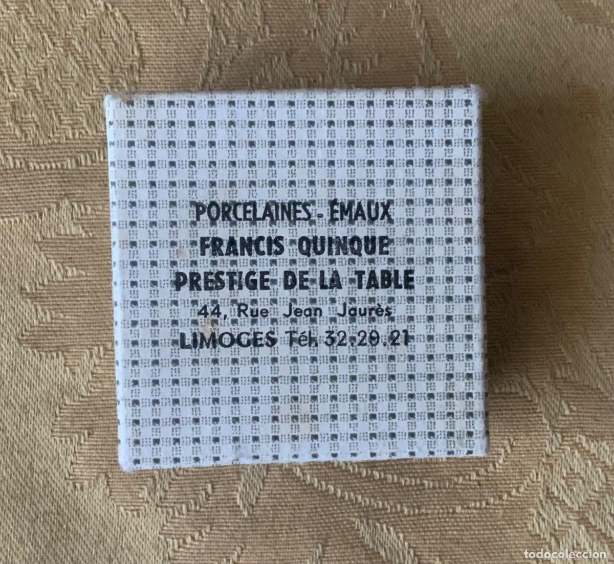 Cajas y cajitas met&aacute;licas: ANTIGUA CAJA JOYERIA LIMOGES PORCELANES EMAUX FRANCIS QUINQUE