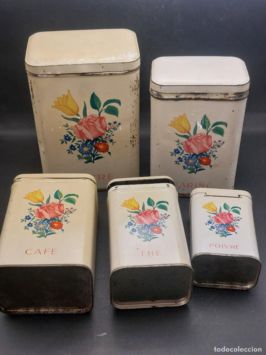 Blechdosen und Kisten: BOTES DE METAL FRANCESES COCINA VINTAGE A&Ntilde;OS 20