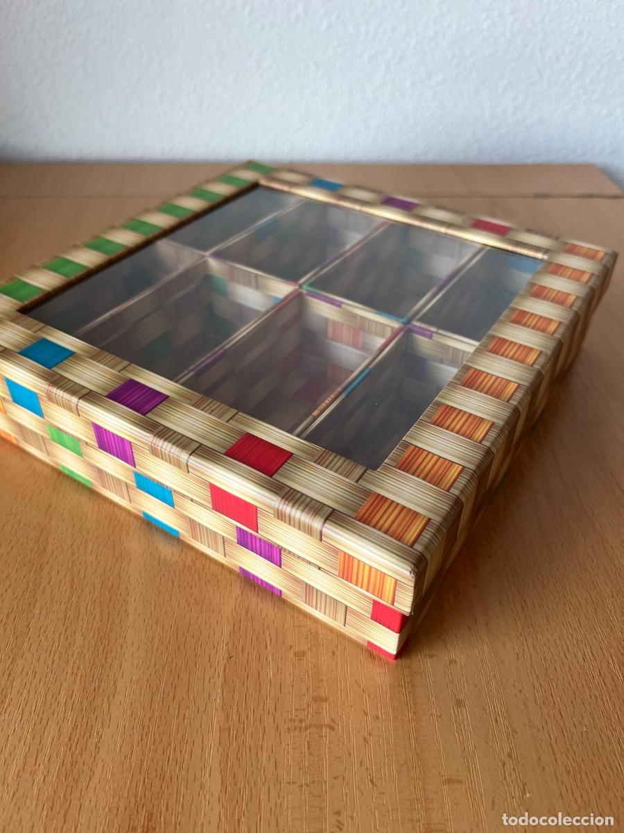 Cajas y cajitas met&aacute;licas: BONITA CAJA CON OCHO CAJITAS CLASIFICADORAS