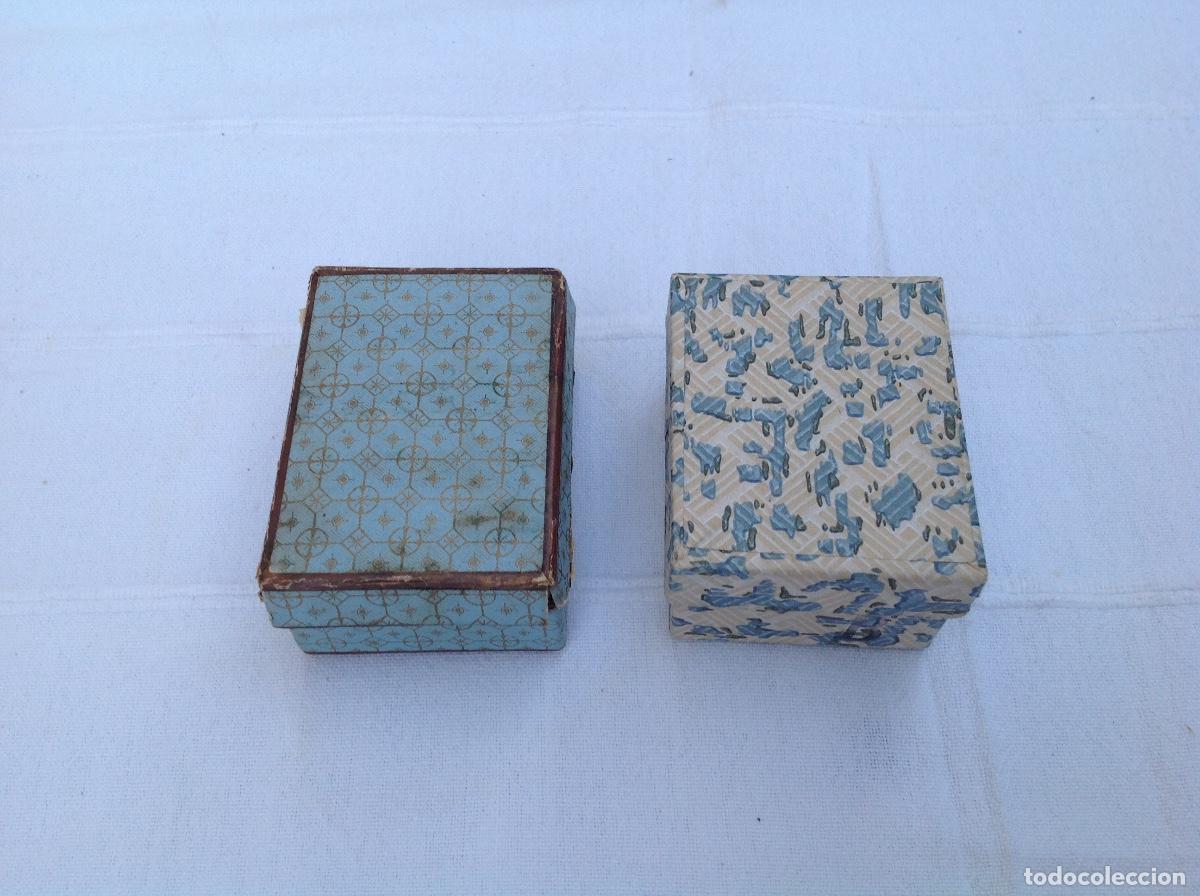 Cajas y cajitas met&aacute;licas: Dos cajitas de cart&oacute;n. - Foto 1