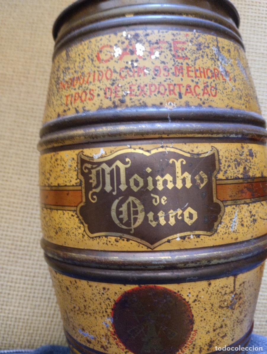 Cajas y cajitas met&aacute;licas: Lata barril Caf&eacute; Moinho de Ouro - Foto 9