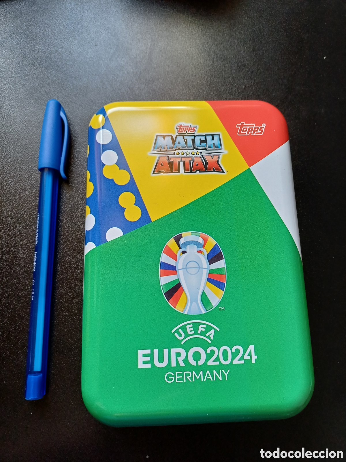 Caixas e caixinhas met&aacute;licas: CAJA LATA VAC&Iacute;A TOPPS MATCH ATTAX UEFA EURO 2024 GERMANY
