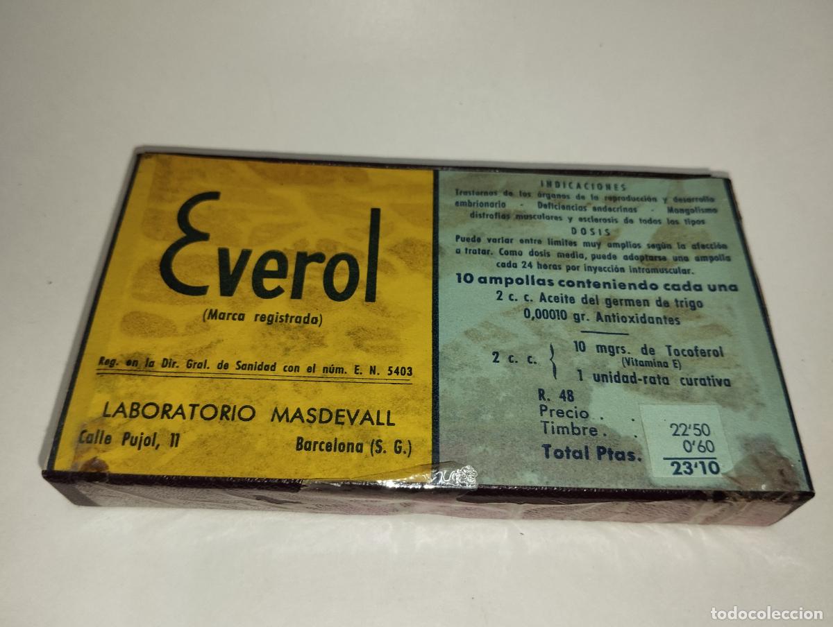 caja de farmacia everol lab masdevall // medica - Compra venta en ...