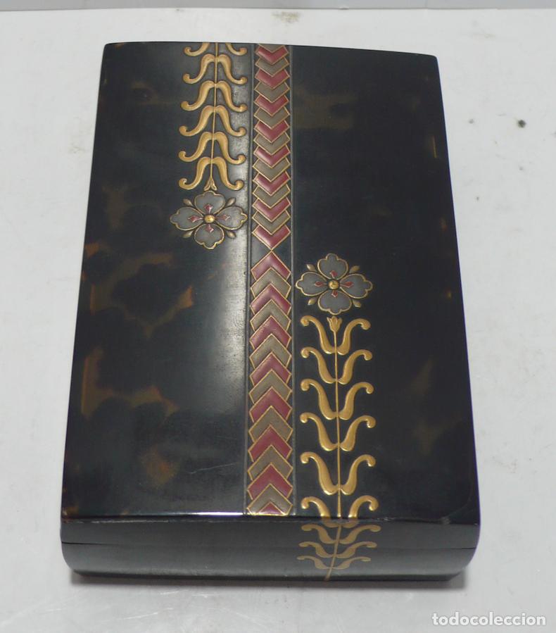 Cajas y cajitas met&aacute;licas: PEQUE&Ntilde;A CAJA EN CAREY - Foto 1