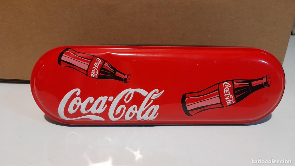 Cajas y cajitas met&aacute;licas: ESTUCHE COCA-COLA ( estuche metalico / hojalata )