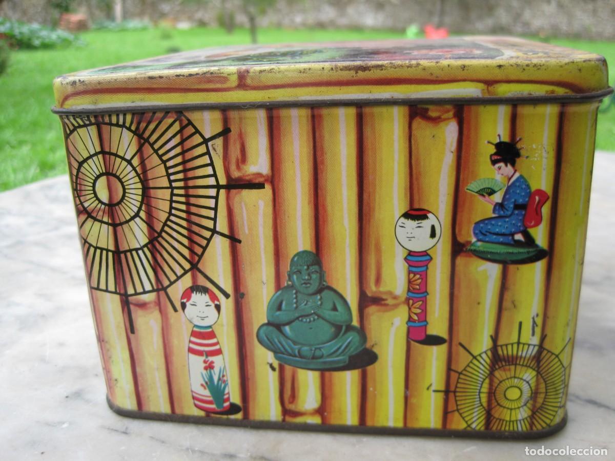 Cajas y cajitas met&aacute;licas: ANTIGUA LATA DE T&Eacute; - INFUSIONES SELECTAS - Foto 3
