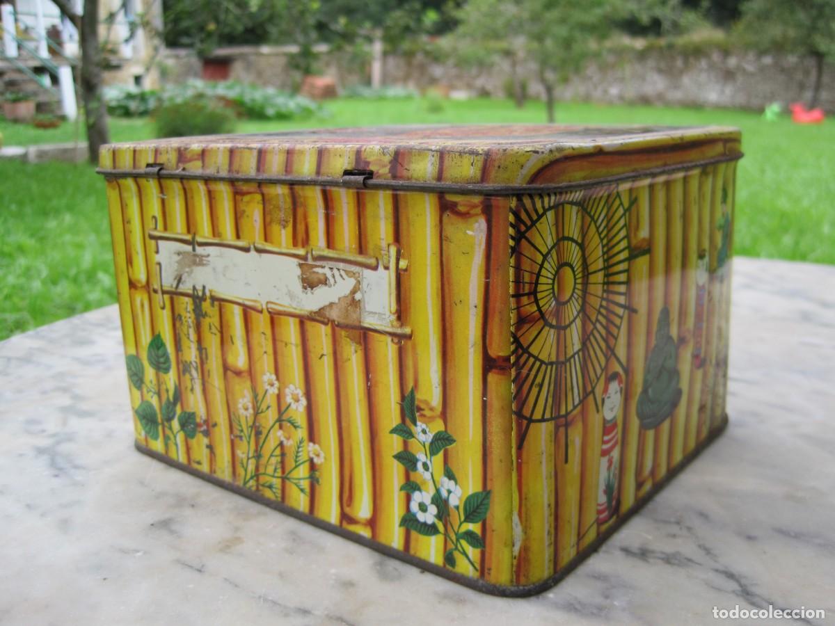 Cajas y cajitas met&aacute;licas: ANTIGUA LATA DE T&Eacute; - INFUSIONES SELECTAS - Foto 4