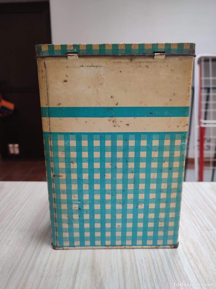 Cajas y cajitas met&aacute;licas: Bote caja antigua chapa - Foto 1