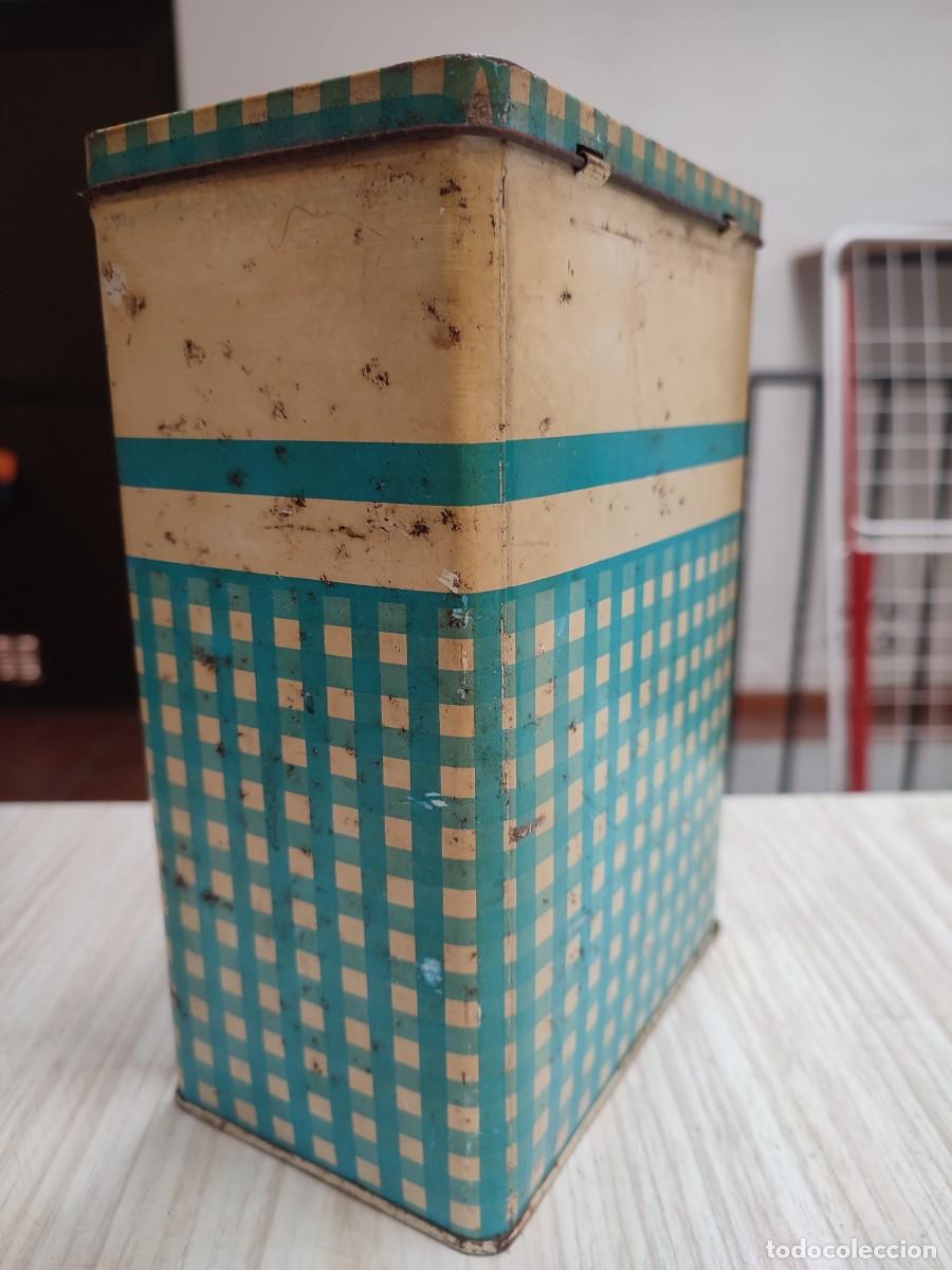 Cajas y cajitas met&aacute;licas: Bote caja antigua chapa - Foto 2