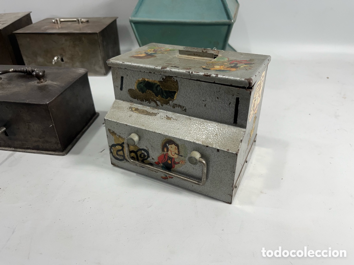 Cajas y cajitas met&aacute;licas: ANTIGUAS CAJAS DE CAUDALES - Foto 2