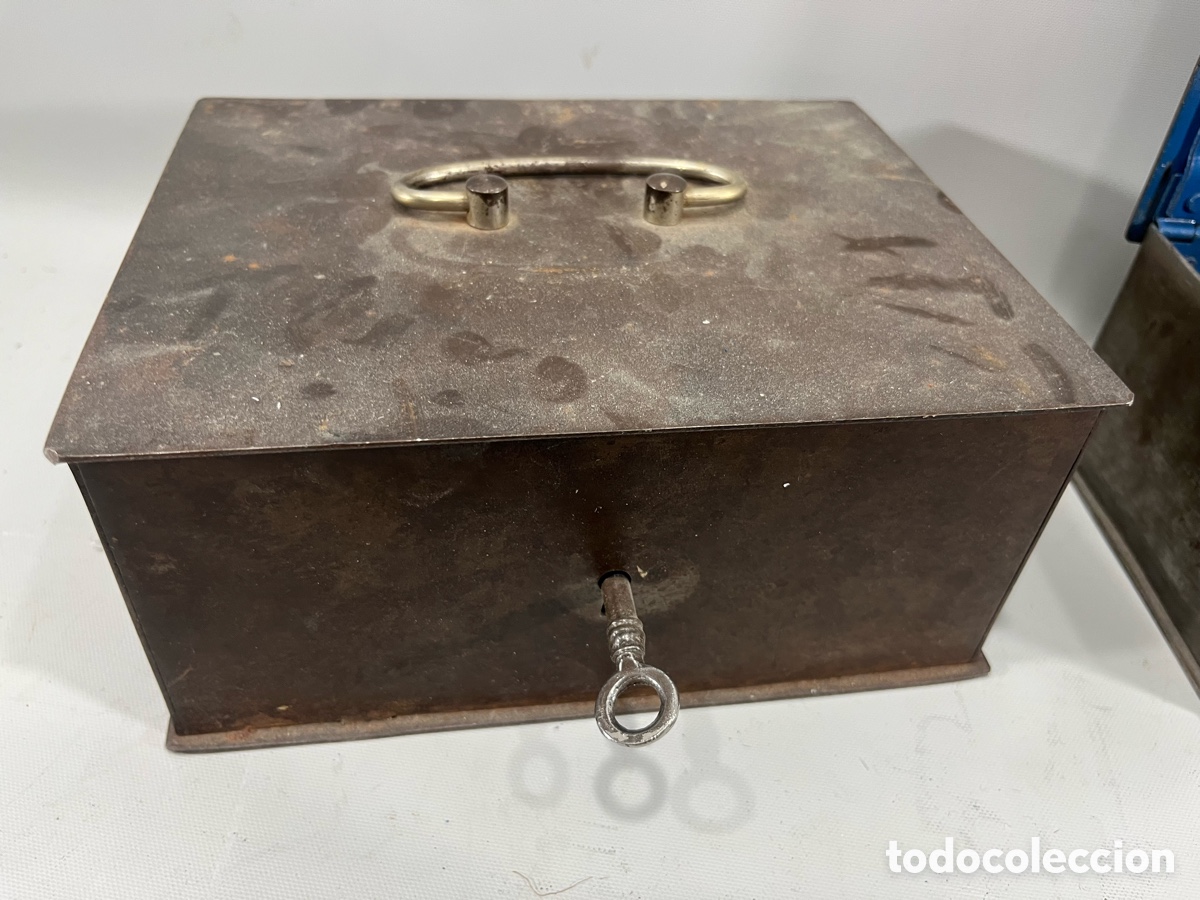 Cajas y cajitas met&aacute;licas: ANTIGUAS CAJAS DE CAUDALES - Foto 8