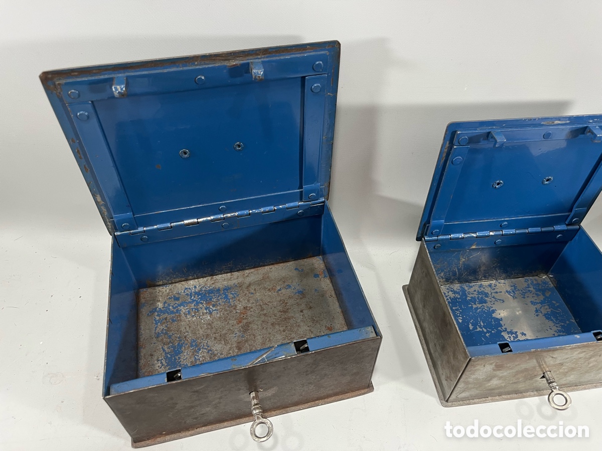 Cajas y cajitas met&aacute;licas: ANTIGUAS CAJAS DE CAUDALES - Foto 9