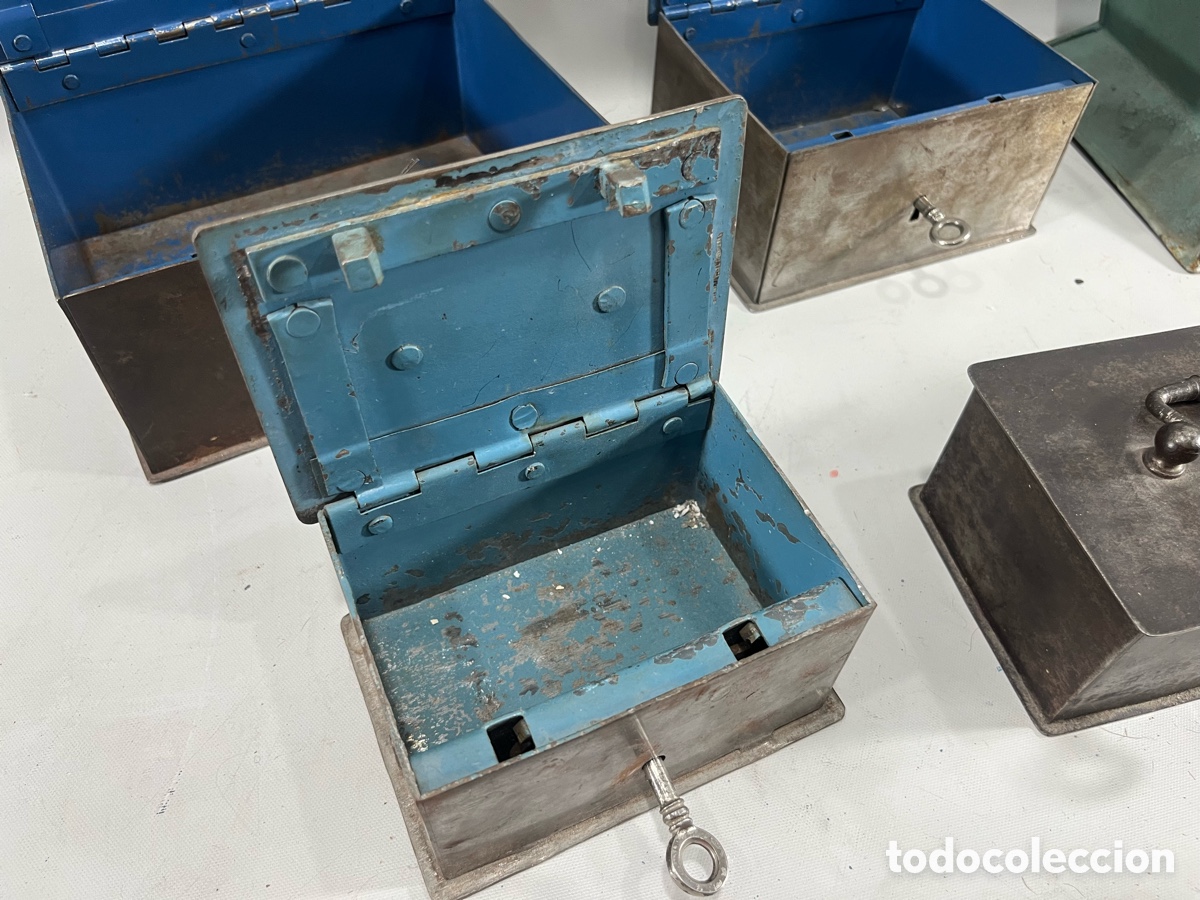Cajas y cajitas met&aacute;licas: ANTIGUAS CAJAS DE CAUDALES - Foto 11