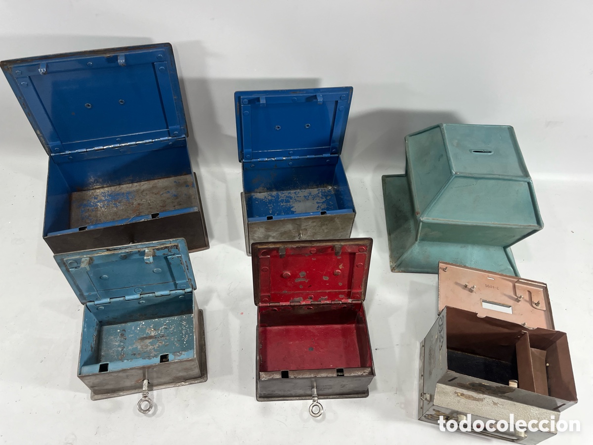 Cajas y cajitas met&aacute;licas: ANTIGUAS CAJAS DE CAUDALES - Foto 14