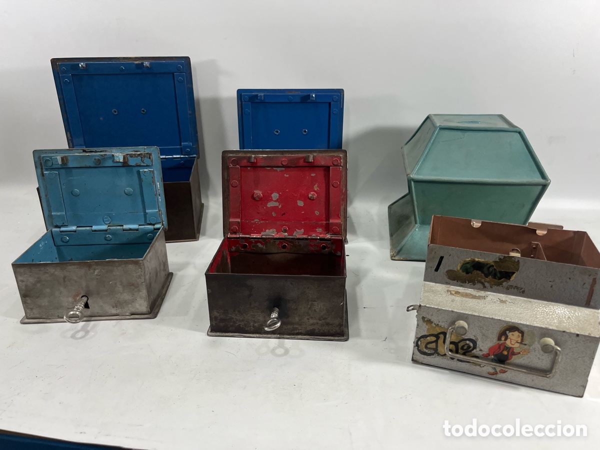 Cajas y cajitas met&aacute;licas: ANTIGUAS CAJAS DE CAUDALES - Foto 15