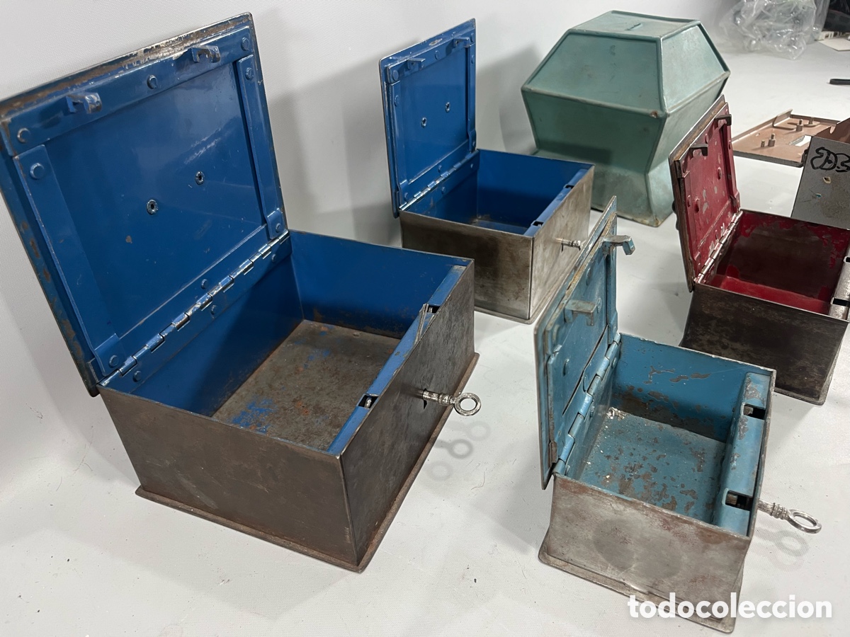 Cajas y cajitas met&aacute;licas: ANTIGUAS CAJAS DE CAUDALES - Foto 16