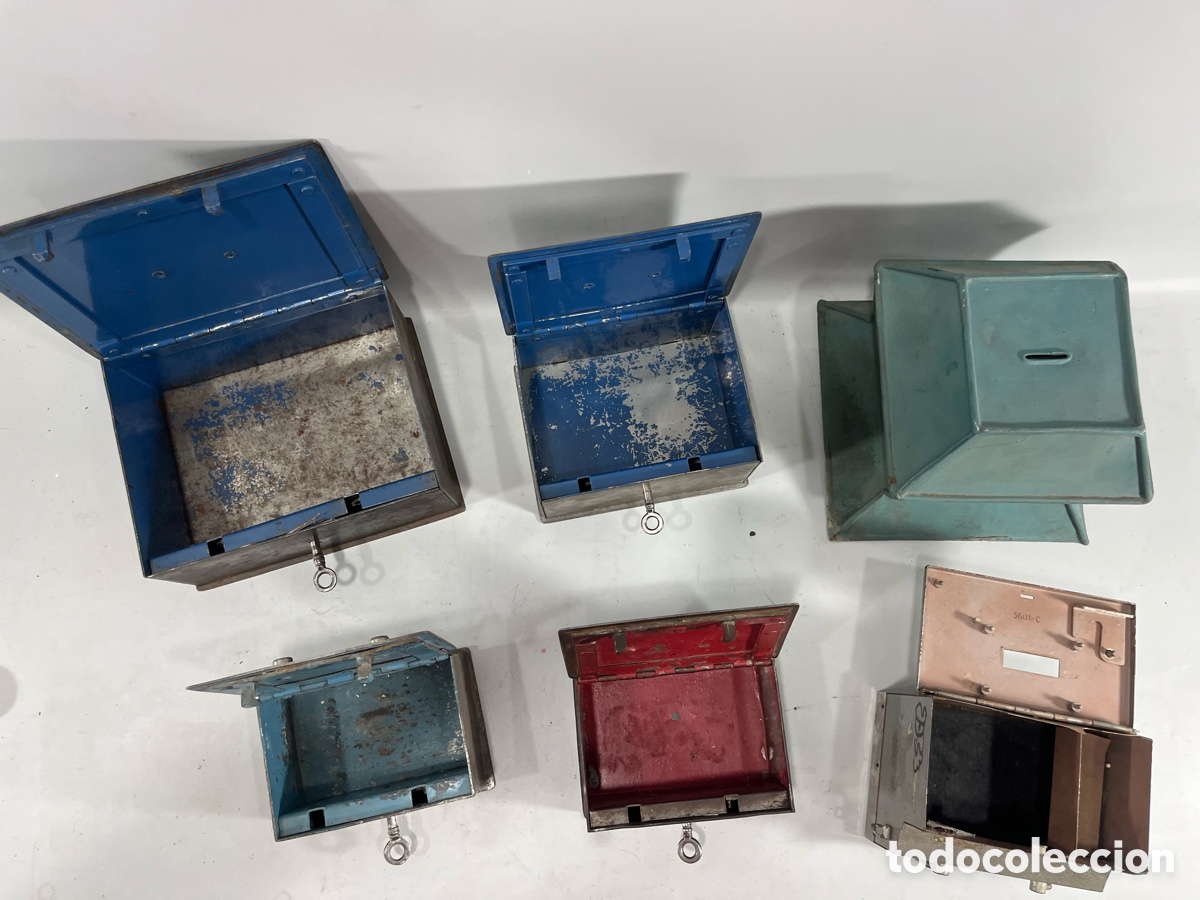 Cajas y cajitas met&aacute;licas: ANTIGUAS CAJAS DE CAUDALES - Foto 18