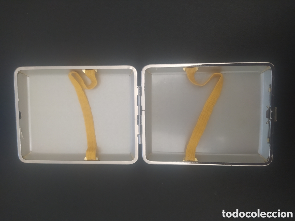 Cajas y cajitas met&aacute;licas: Pitillera met&aacute;lica de Lenin. - Foto 3