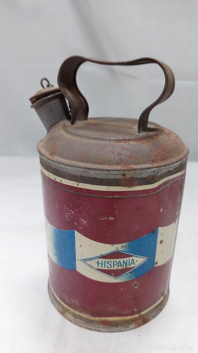 Cajas y cajitas met&aacute;licas: Lata aceite puro de Oliva Hispania - Foto 2
