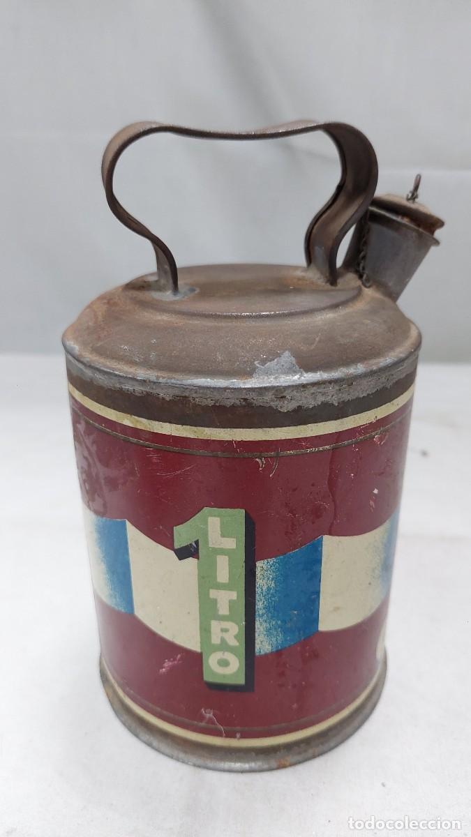 Cajas y cajitas met&aacute;licas: Lata aceite puro de Oliva Hispania - Foto 3