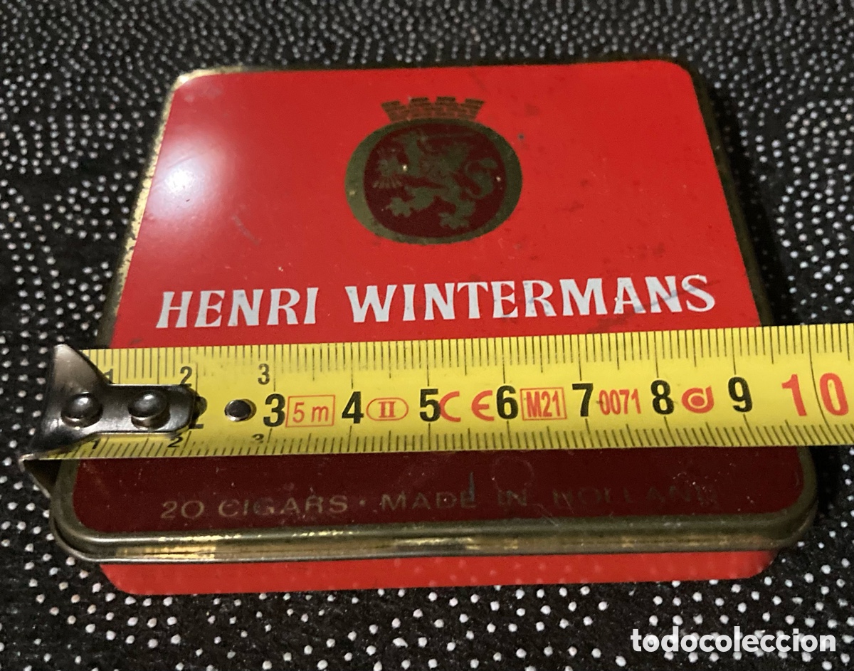 Cajas y cajitas met&aacute;licas: Caja cigarros vintage - Foto 2