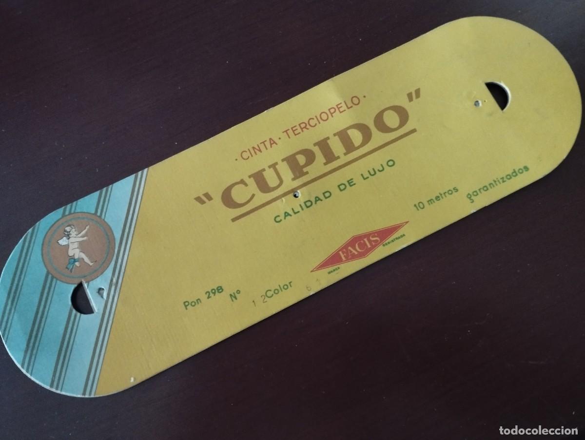 Caixas e caixinhas met&aacute;licas: CINTA TERCIOPELO CUPIDO FACIS DOBLE CARTON.