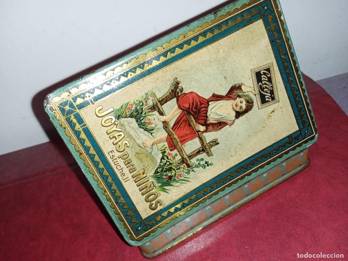 Blechdosen und Kisten: Caja de Hojalata: JOYAS PARA NI&Ntilde;OS. CALLEJA..