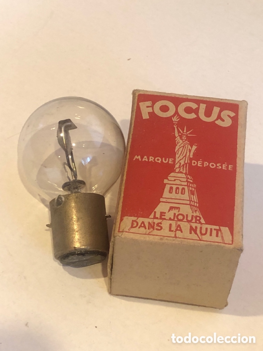 Bo&icirc;tes et petites bo&icirc;tes m&eacute;talliques: caja cart&oacute;n bombilla FOCUS LE JOUR DANS LA NUIT - LAMPARA CODE