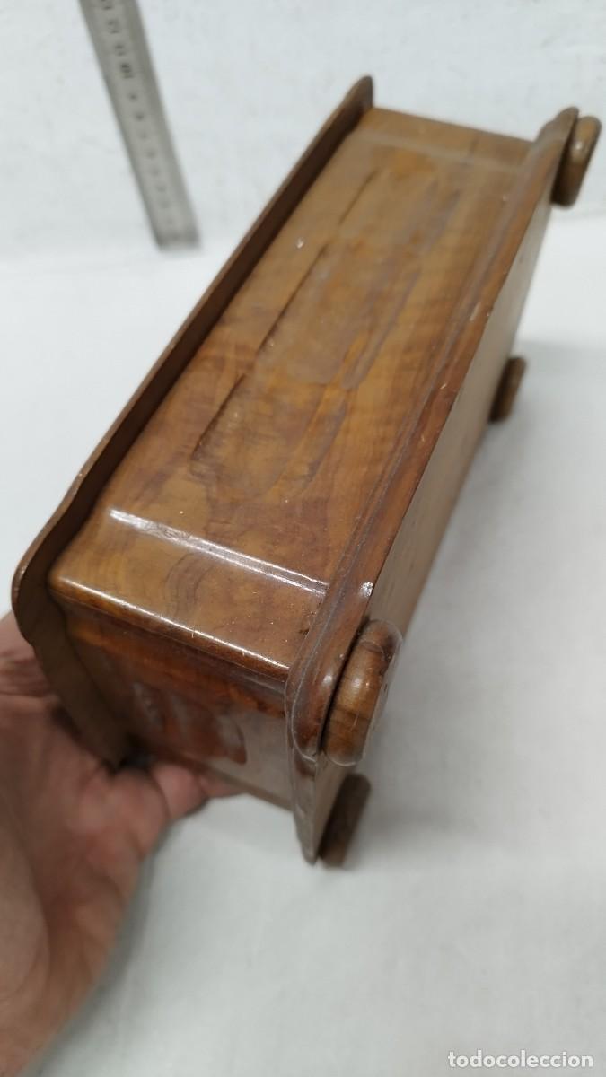 Cajas y cajitas met&aacute;licas: Antigua caja de madera,de mallorca. - Foto 6
