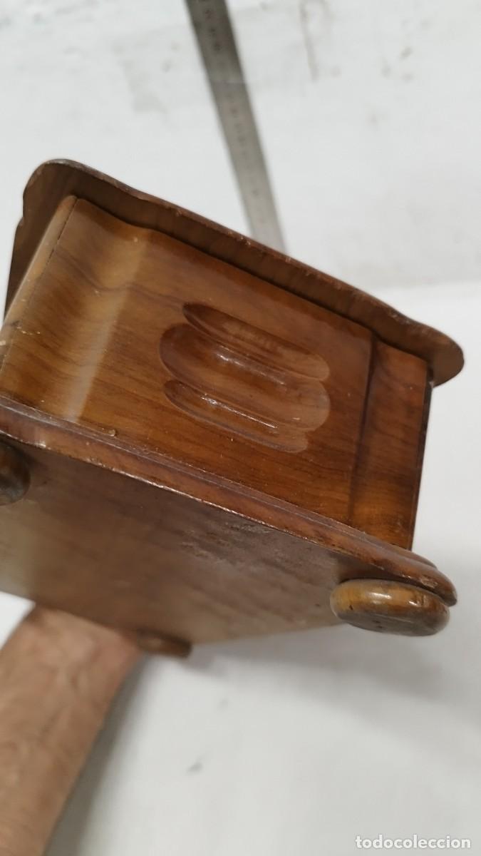 Cajas y cajitas met&aacute;licas: Antigua caja de madera,de mallorca. - Foto 9