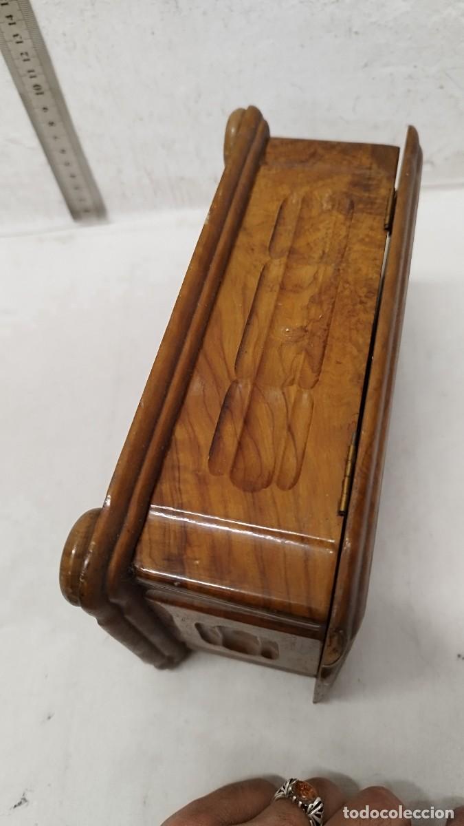 Cajas y cajitas met&aacute;licas: Antigua caja de madera,de mallorca. - Foto 10