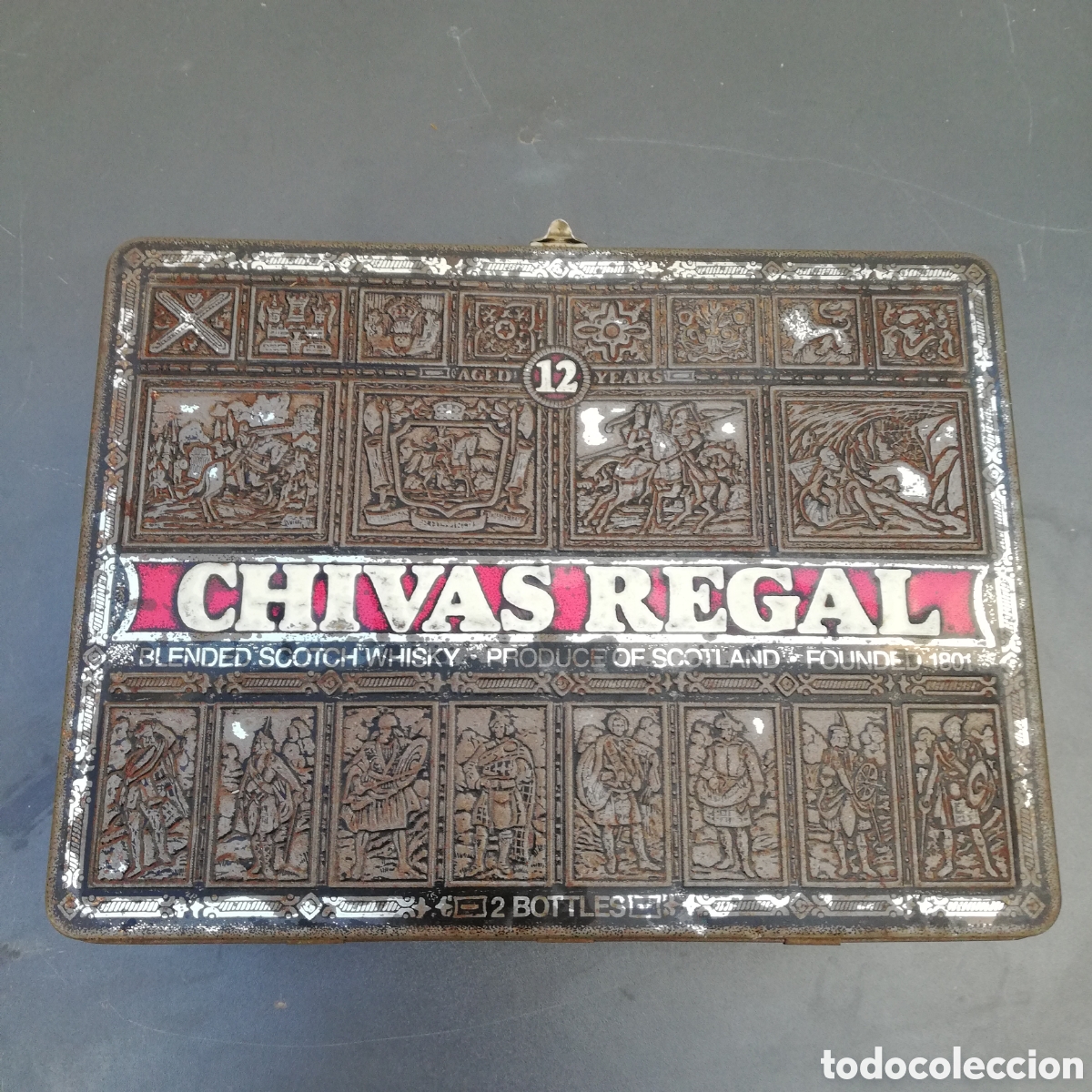 Cajas y cajitas met&aacute;licas: Caja de hojalata de Chivas - Foto 1