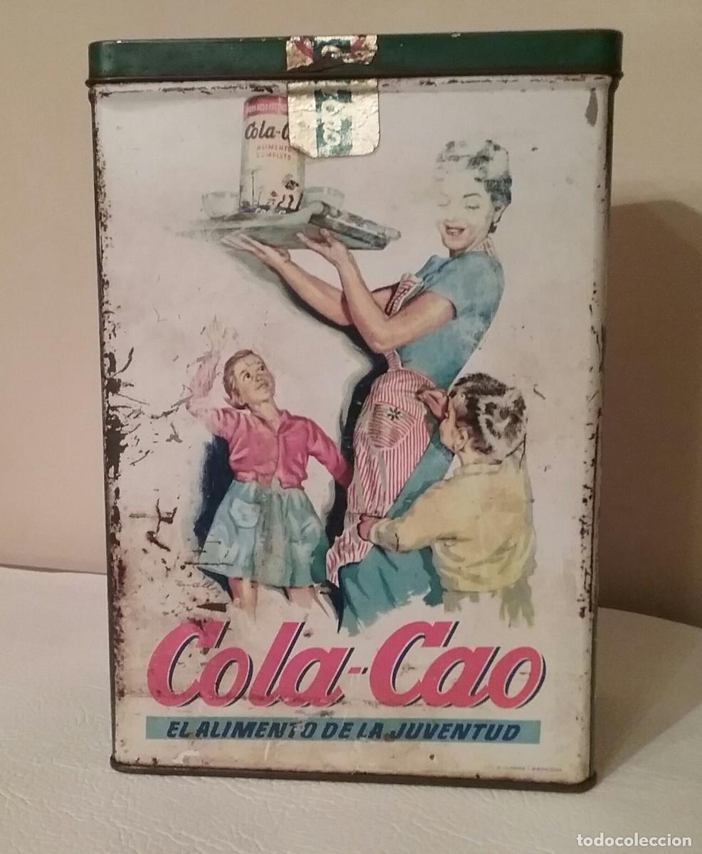 Cajas y cajitas met&aacute;licas: ANTIGUA CAJA DE COLACAO - Foto 1