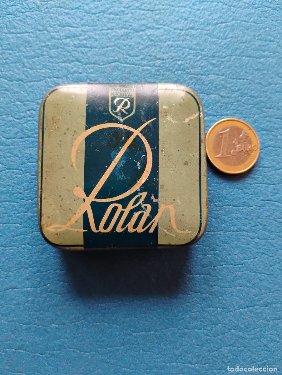 Cajas y cajitas met&aacute;licas: ANTIGUA CAJA METALICA - ROLAN - (CINTAS PARA MAQUINA DE ESCRIBIR)