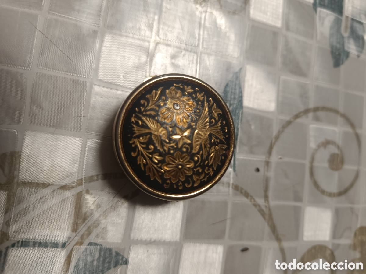 Cajas y cajitas met&aacute;licas: Cajita damasquinada chapado oro