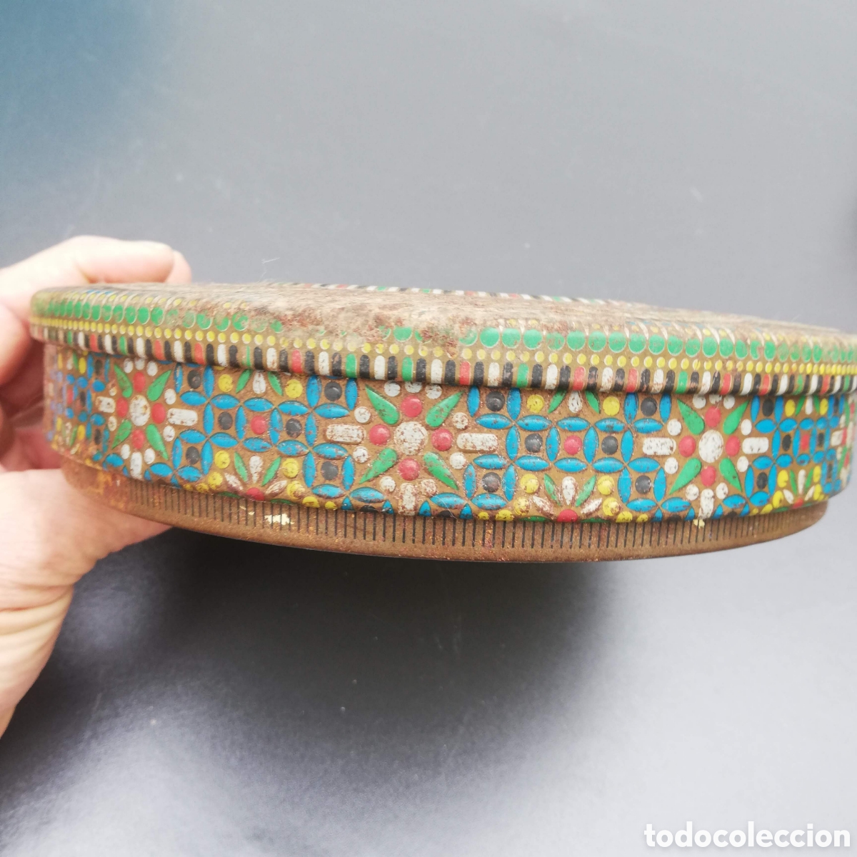 Cajas y cajitas met&aacute;licas: DOS CAJAS DE LATA TORTAS Y BILLETERA - Foto 3
