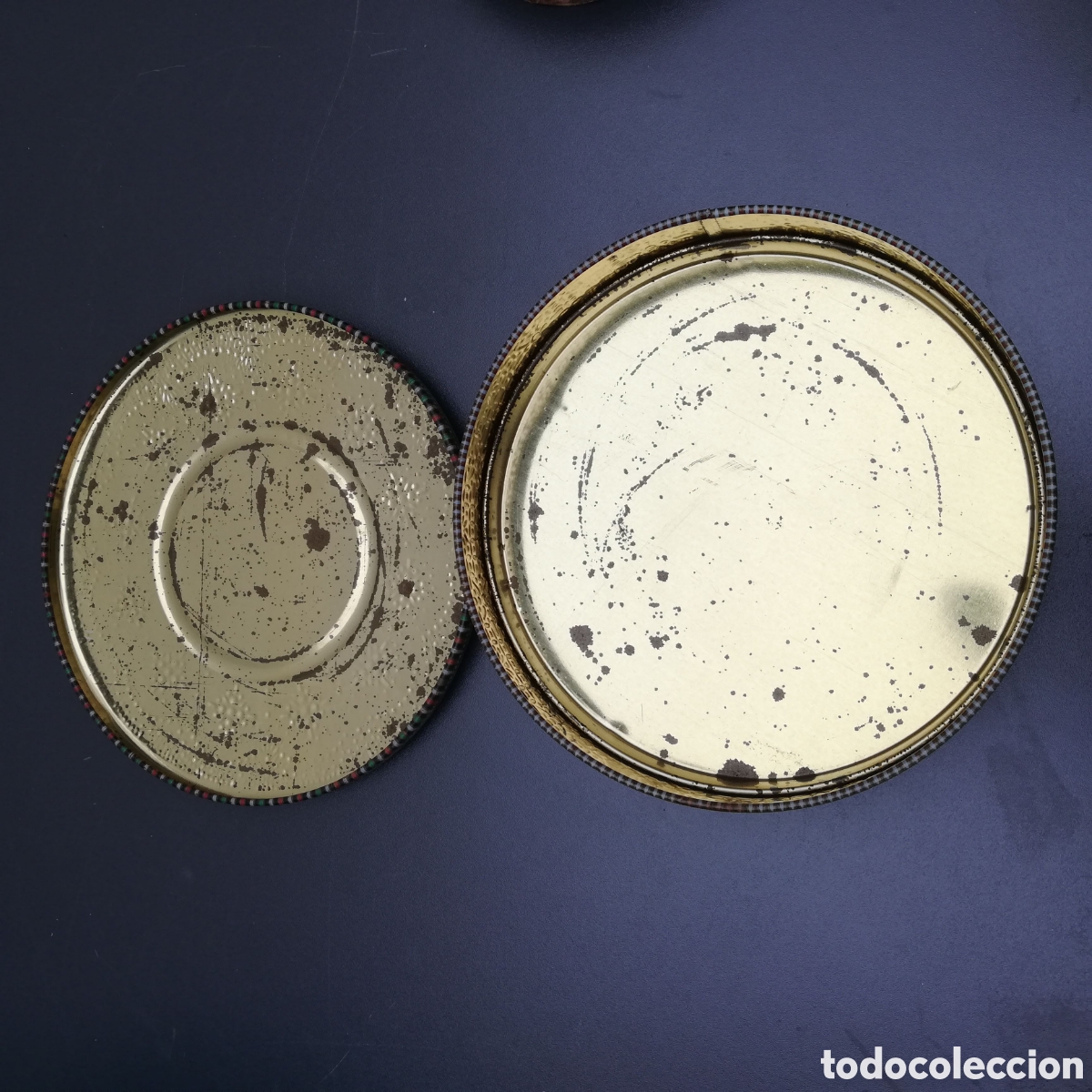 Cajas y cajitas met&aacute;licas: DOS CAJAS DE LATA TORTAS Y BILLETERA - Foto 7