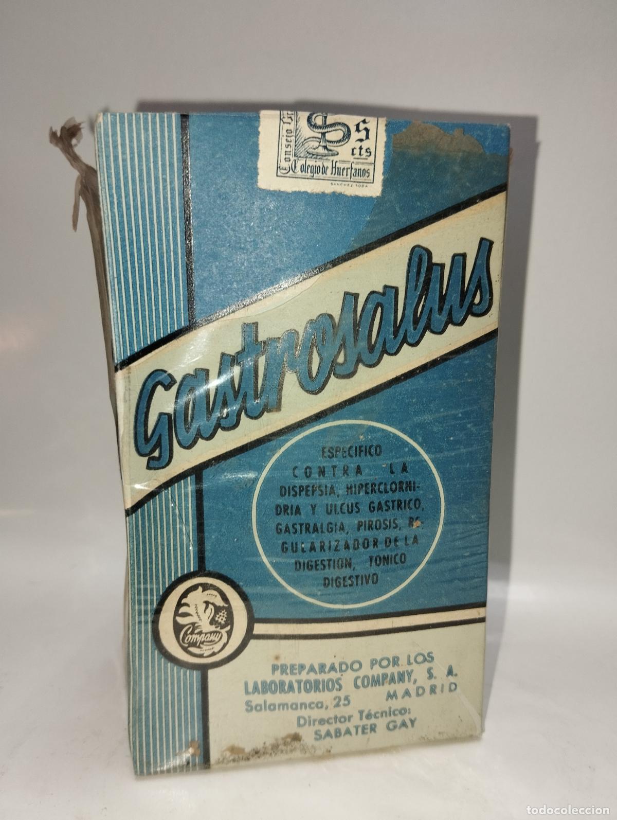 Boxes and metal boxes: CAJA DE FARMACIA GASTROSALUS LAB. COMPANY // MEDICAMENTO ANTIGUO