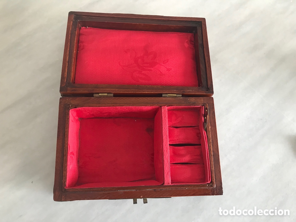 Cajas y cajitas met&aacute;licas: Joyero de madera y metal - Foto 7