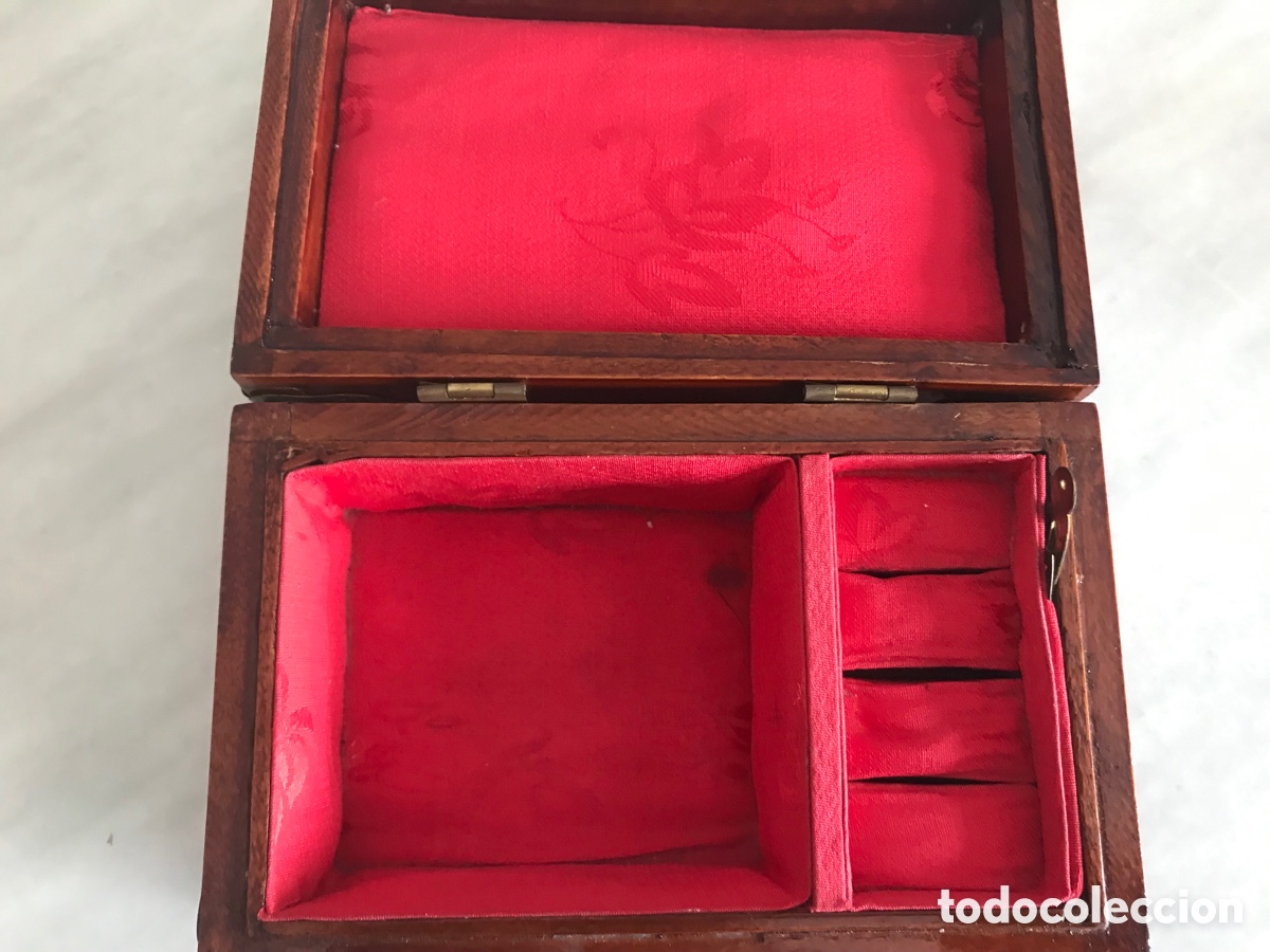 Cajas y cajitas met&aacute;licas: Joyero de madera y metal - Foto 8