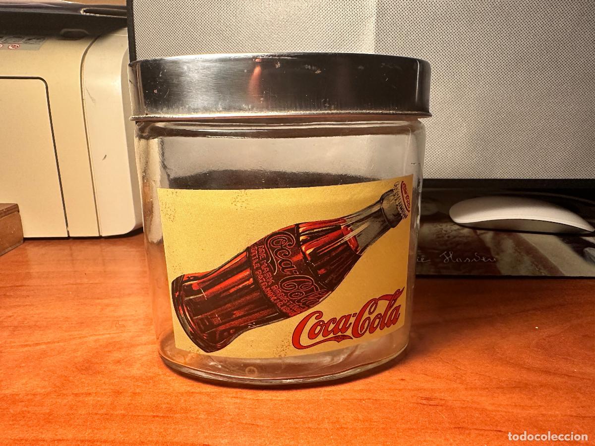 Cajas y cajitas met&aacute;licas: BOTE DE CRISTAL DE COCA COLA - Foto 1