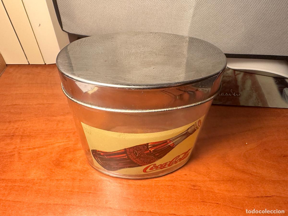 Cajas y cajitas met&aacute;licas: BOTE DE CRISTAL DE COCA COLA - Foto 2